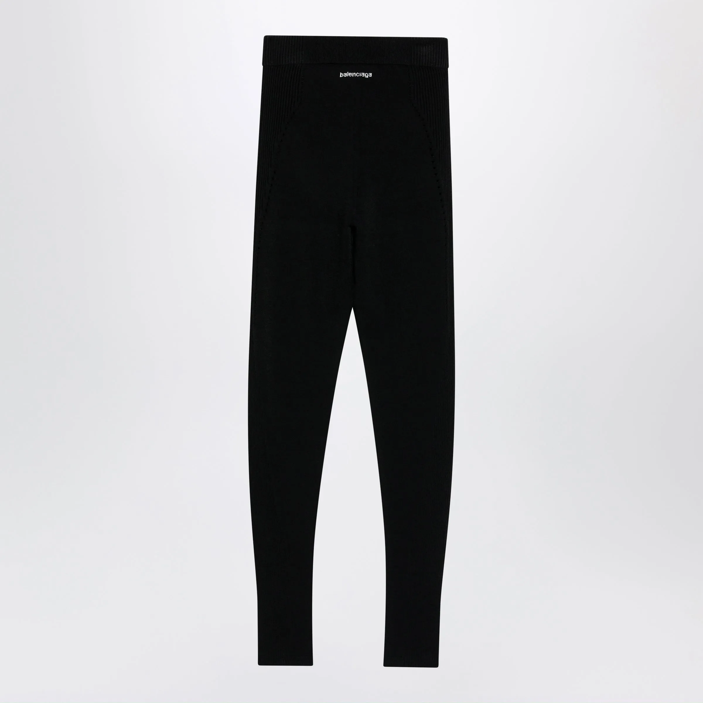 Black Techwear Viscose Leggings sold by Wanan Luxury product image thumbnail 2