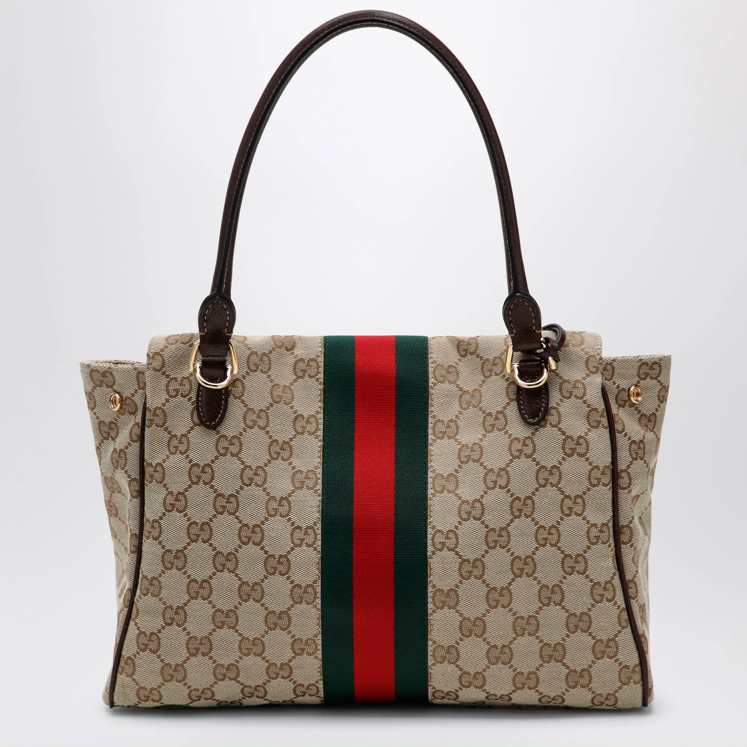 Medium Paparazzo Top-Handle Bag In Gg Canvas, Brown sold by Wanan Luxury product image thumbnail 2