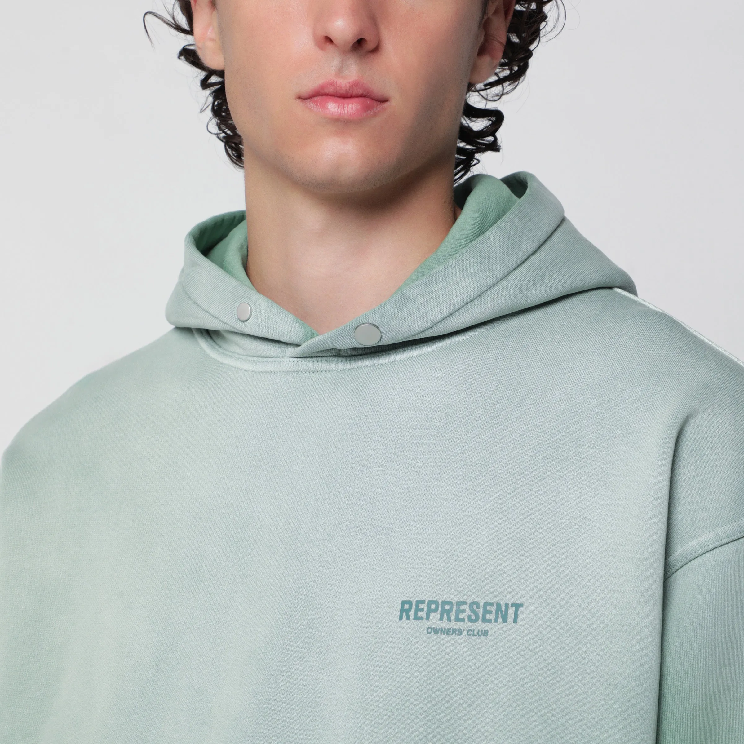 Washed Aloe Green Hoodie sold by Wanan Luxury product image thumbnail 2