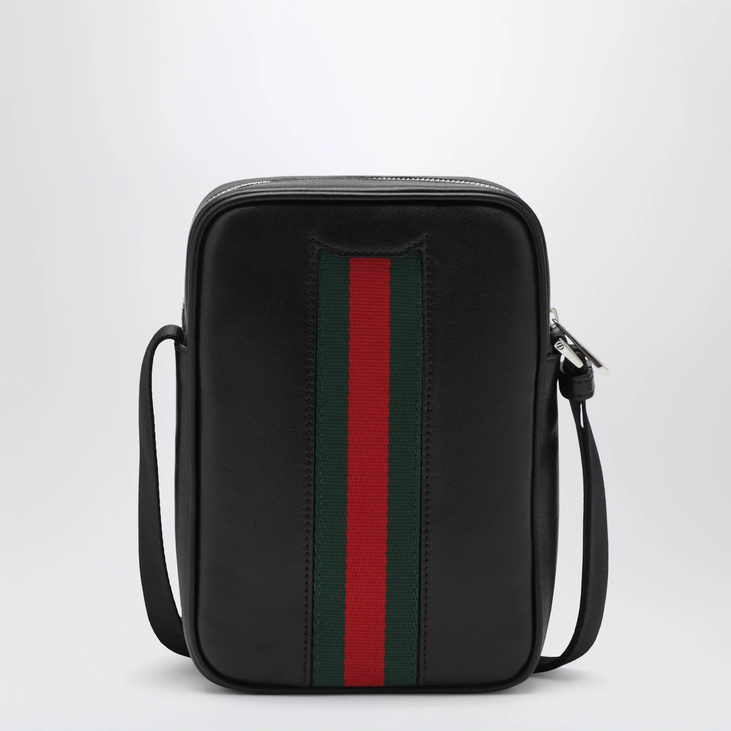 Black Leather Bag With Web Detail sold by Wanan Luxury product image thumbnail 2