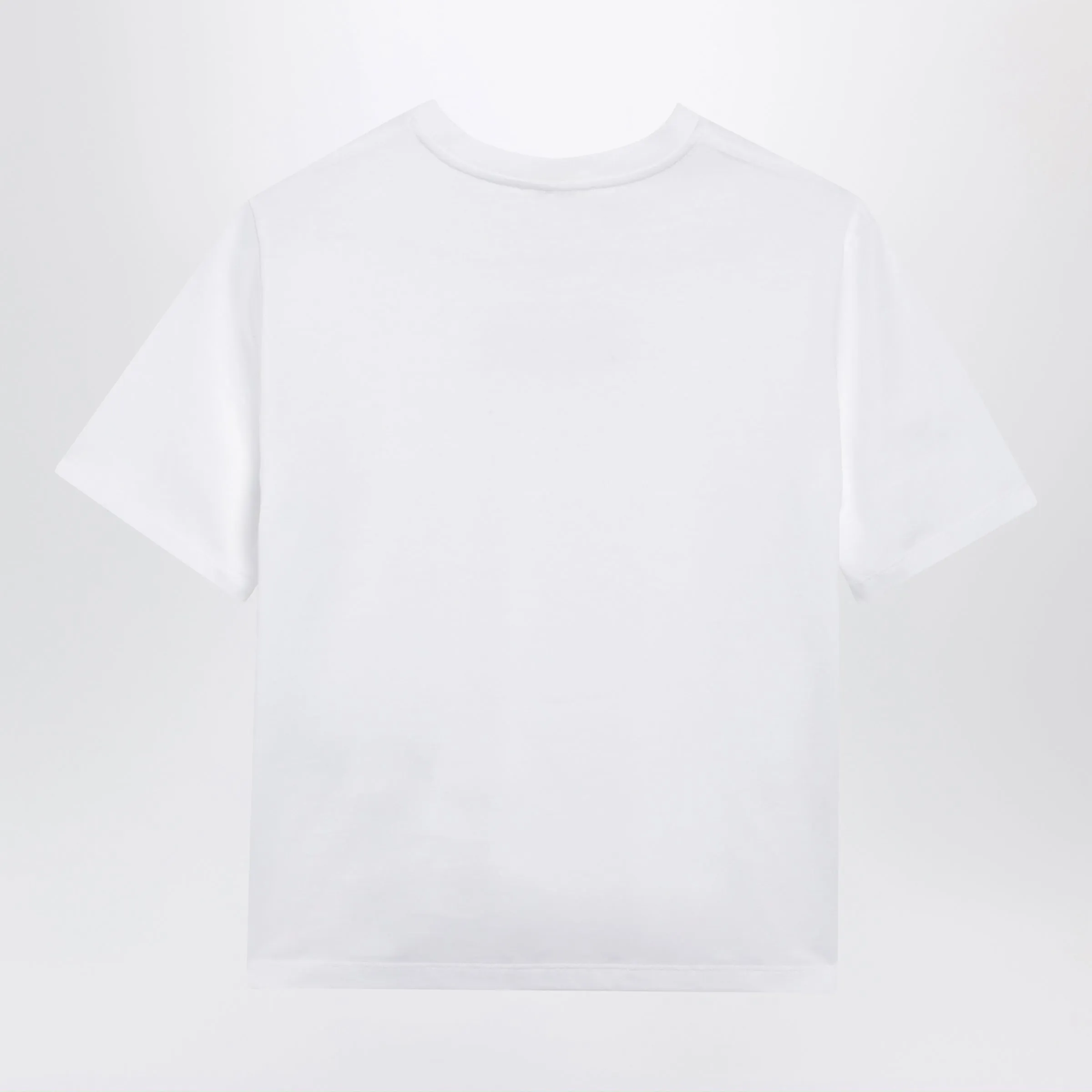 Slim Cotton Jersey T-Shirt With Embroidered Logo, White sold by Wanan Luxury product image thumbnail 2