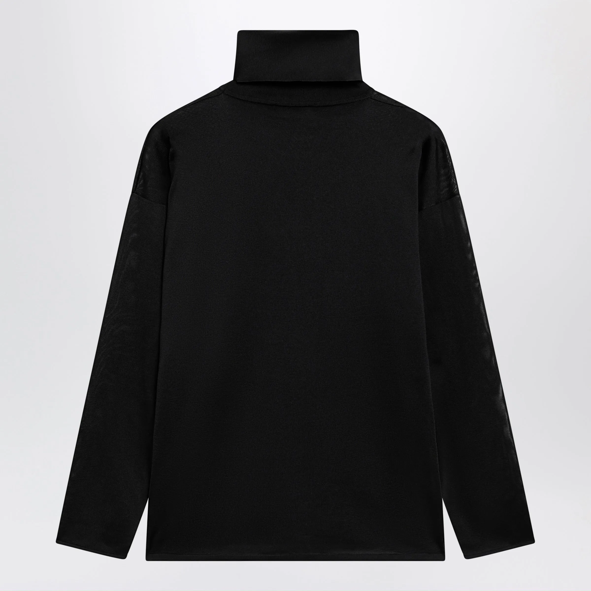 Black Silk Turtleneck Sweater sold by Wanan Luxury product image thumbnail 2