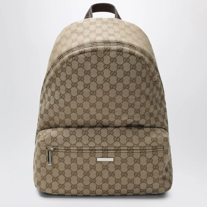 Large Tag Backpack In Sand/Brown Gg Canvas made by Gucci