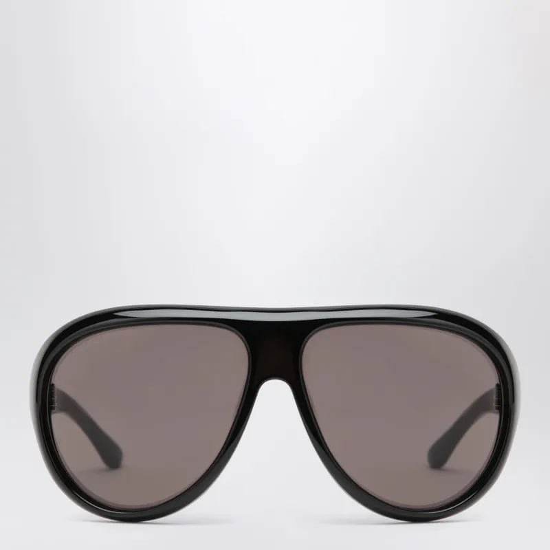 Black Aviator Sunglasses made by Gucci