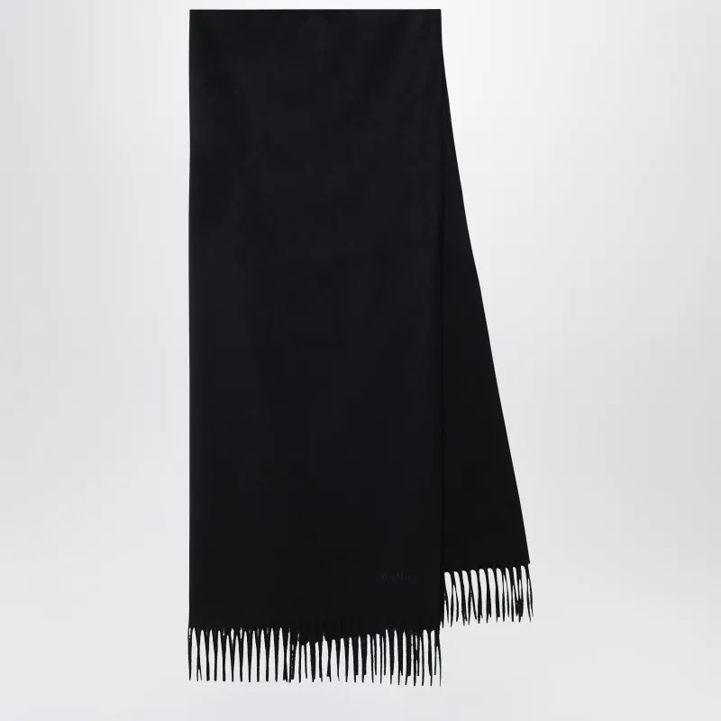 Black Cashmere Scarf made by MaxMara