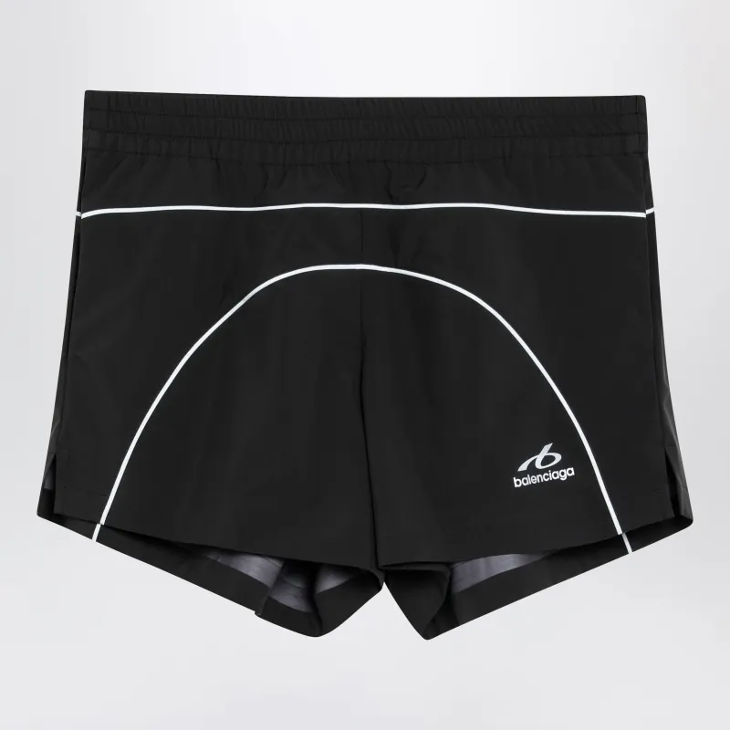 Techwear Shorts In Black Technical Fabric made by Balenciaga