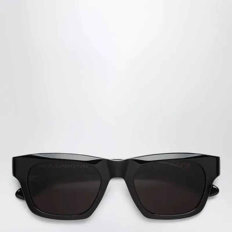 Black Sintesi Sunglasses made by RetroSuperFuture