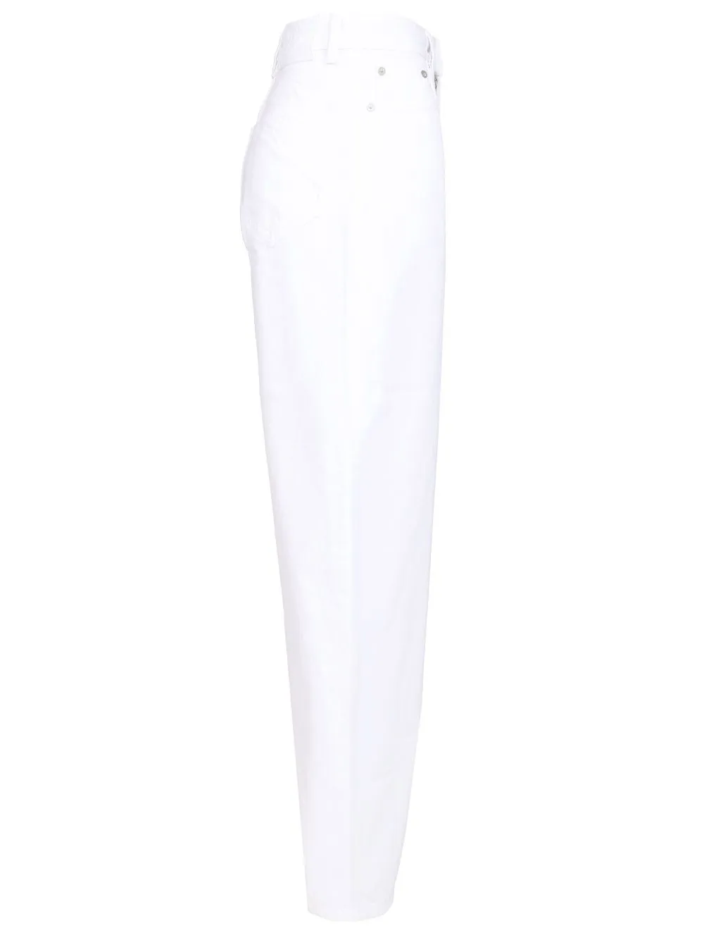 Rounded Trousers Jeans White sold by Wanan Luxury product image thumbnail 3