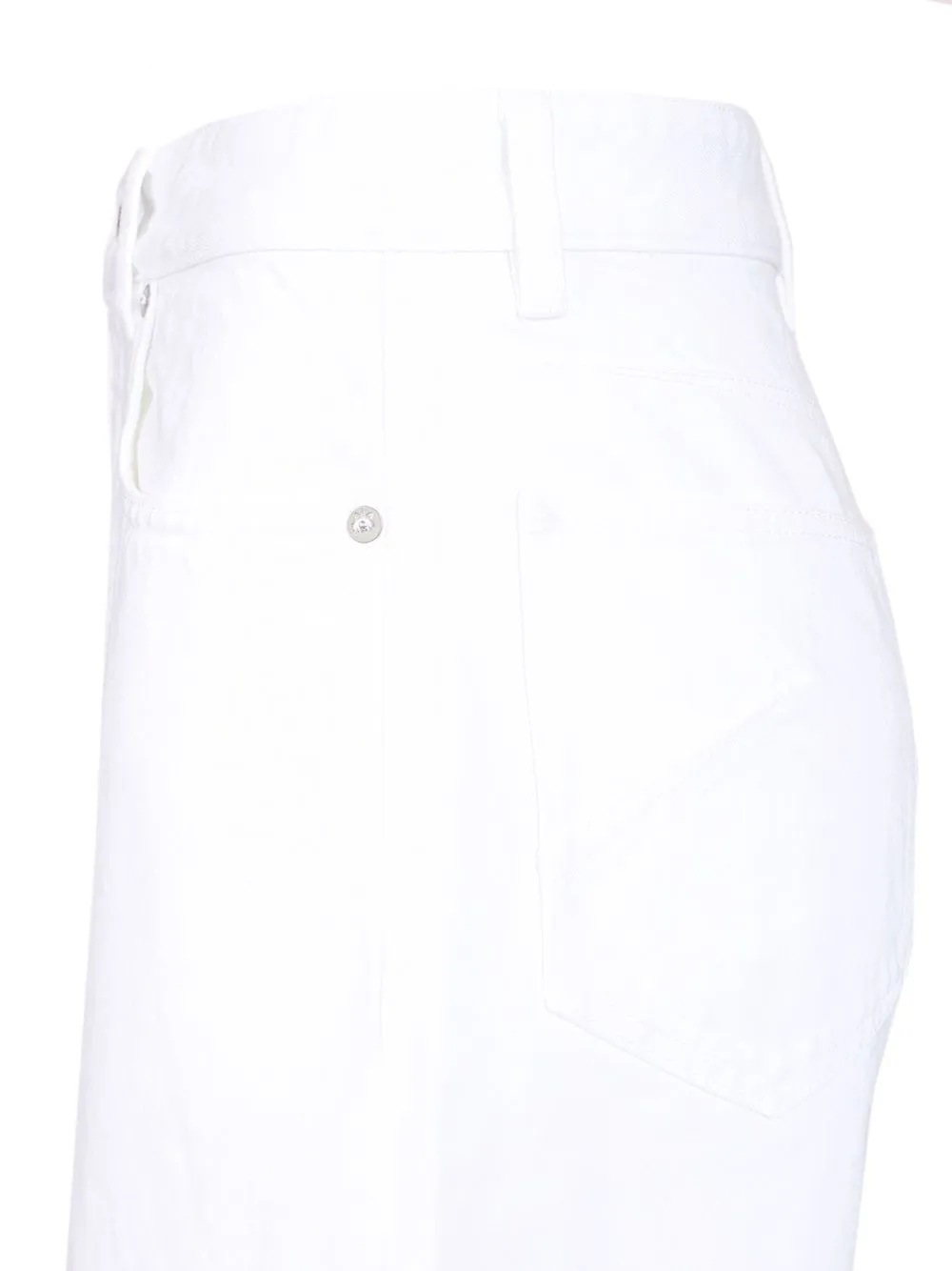 Rounded Trousers Jeans White sold by Wanan Luxury product image thumbnail 5