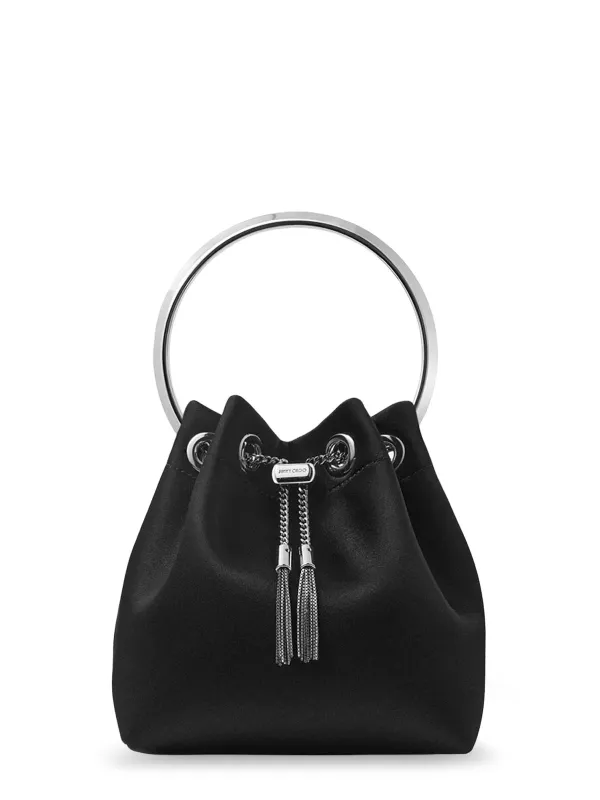 Bon Bon Satin Bucket Bag made by Jimmy Choo