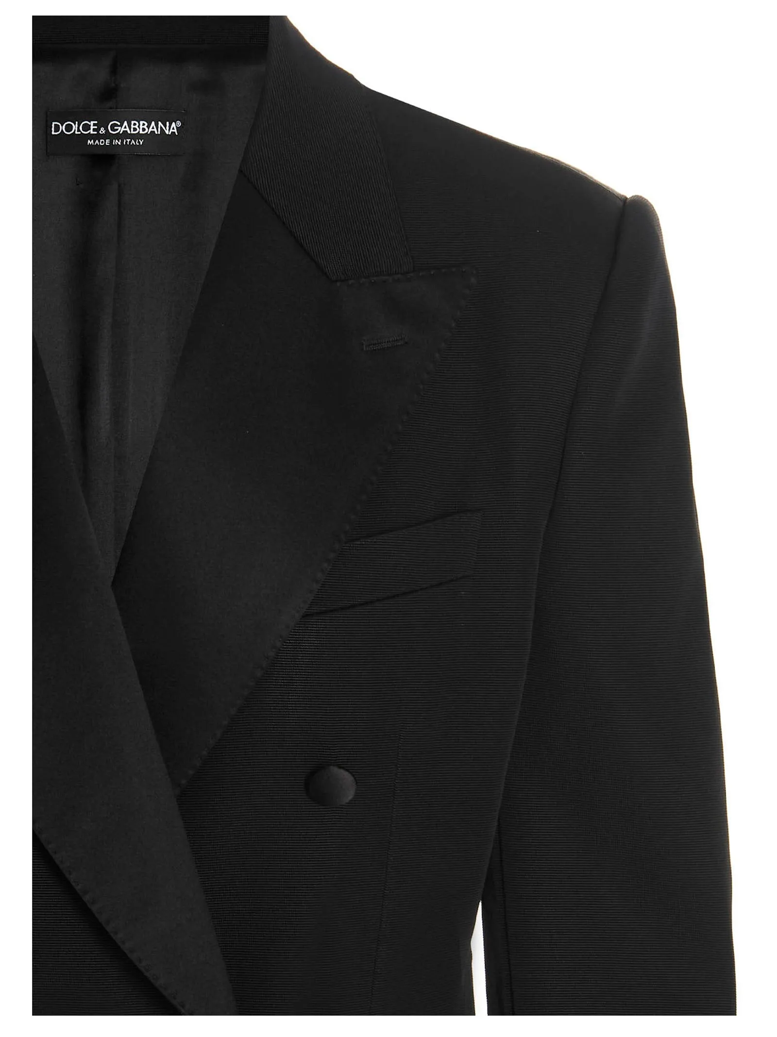 Padded Shoulders Double-Breasted Blazer Jacket Blazers Black sold by Wanan Luxury product image thumbnail 3