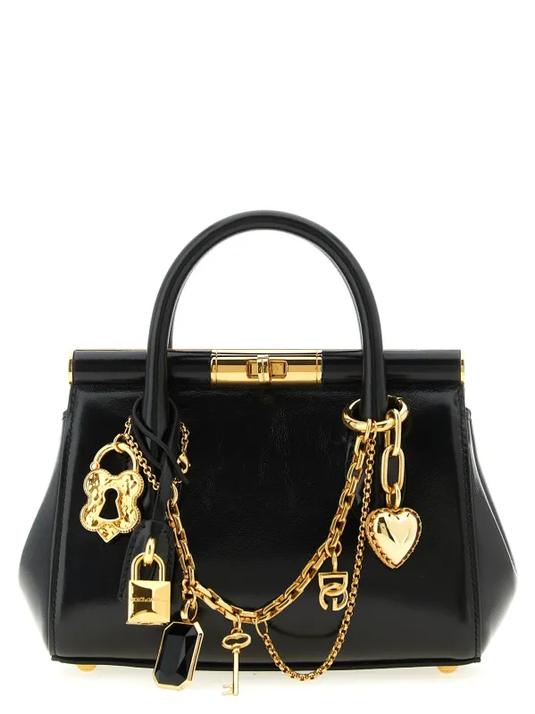 Marlene Mini Hand Bags Black made by Dolce & Gabanna