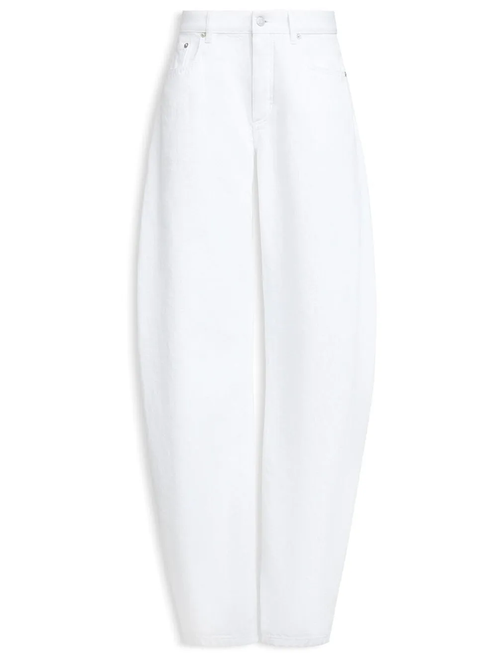 Rounded Denim Trousers sold by Wanan Luxury