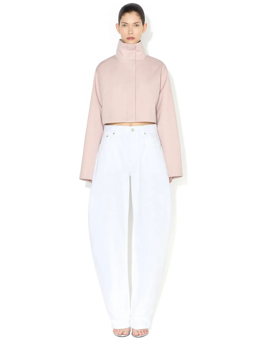 Rounded Denim Trousers sold by Wanan Luxury product image thumbnail 2