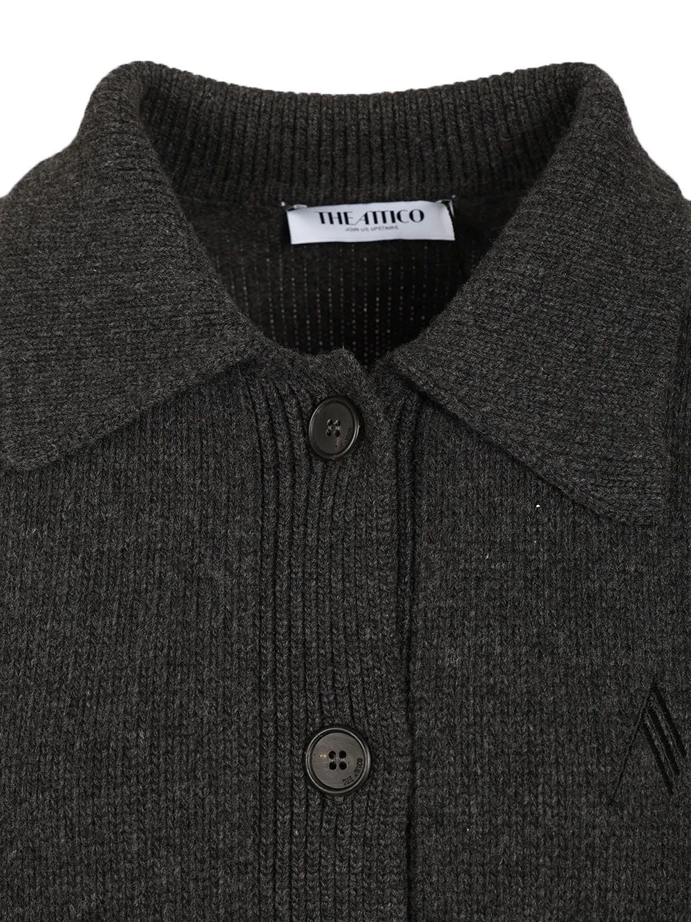 Cardigan With Embroidered Logo Knitwear Grey sold by Wanan Luxury product image thumbnail 5