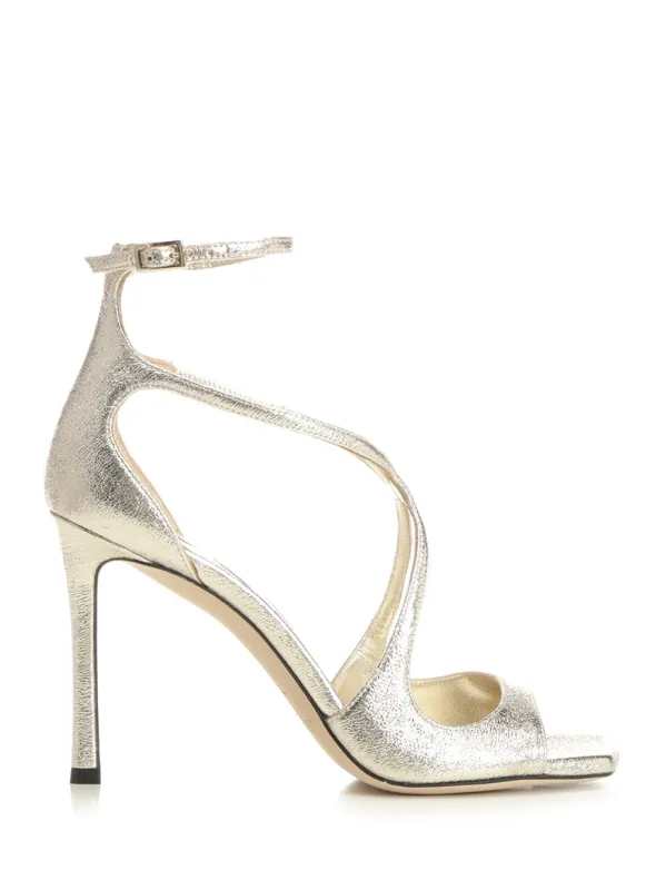 Azia Sandals Beige made by Jimmy Choo