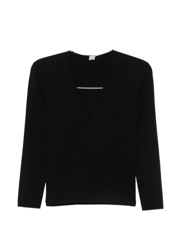 V-Necked Sweater made by Toteme