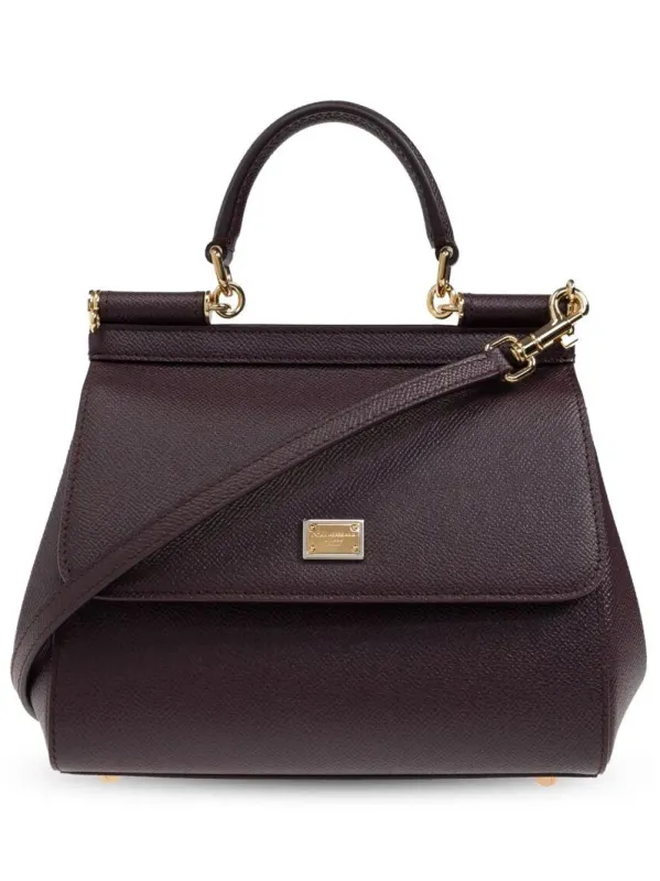 Sicily Small Handbag In Dauphine Calfskin made by Dolce & Gabanna