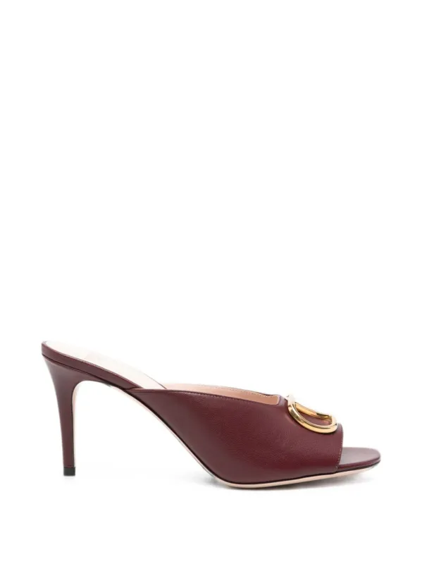 Vlogo Signature Leather Mules made by Valentino Garavani