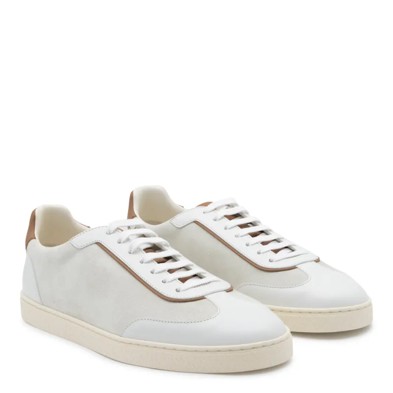 Sneakers Off White made by Brunello Cucinelli