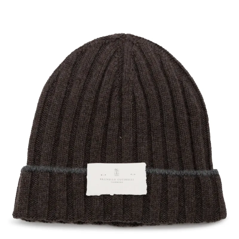Hats Brown made by Brunello Cucinelli