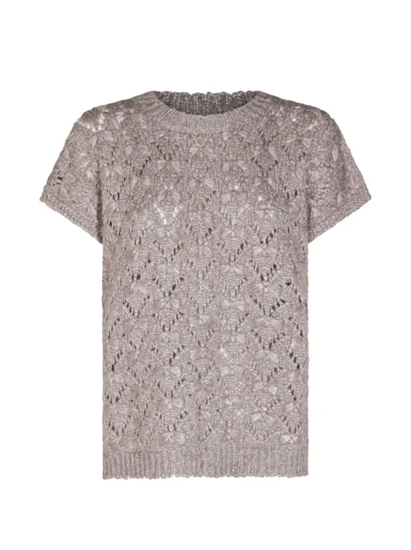 Wool Blend Top made by Fabiana Filippi