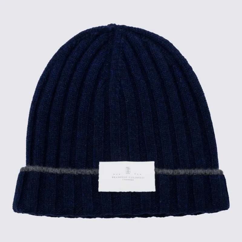Hats Navy made by Brunello Cucinelli