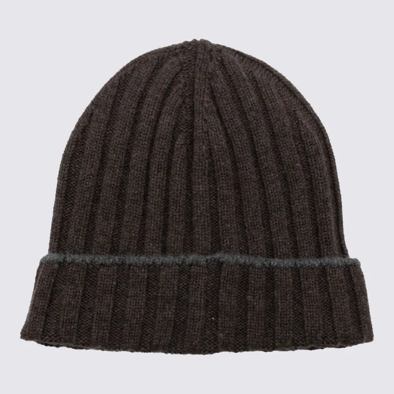 Hats Brown made by Brunello Cucinelli