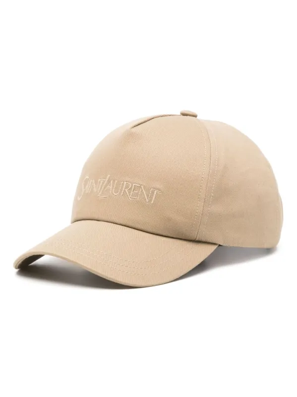Logo Cotton Baseball Cap made by Yves Saint Laurent