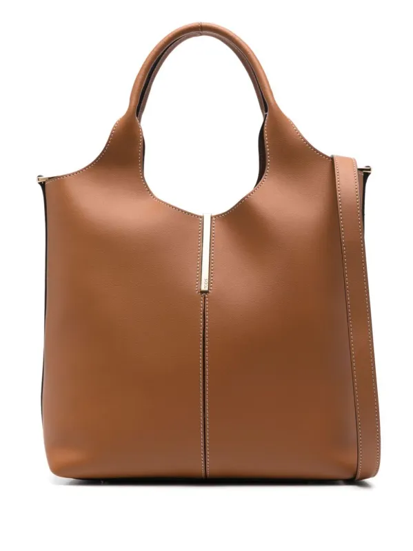 Leather Small Tote Bag made by Tod's