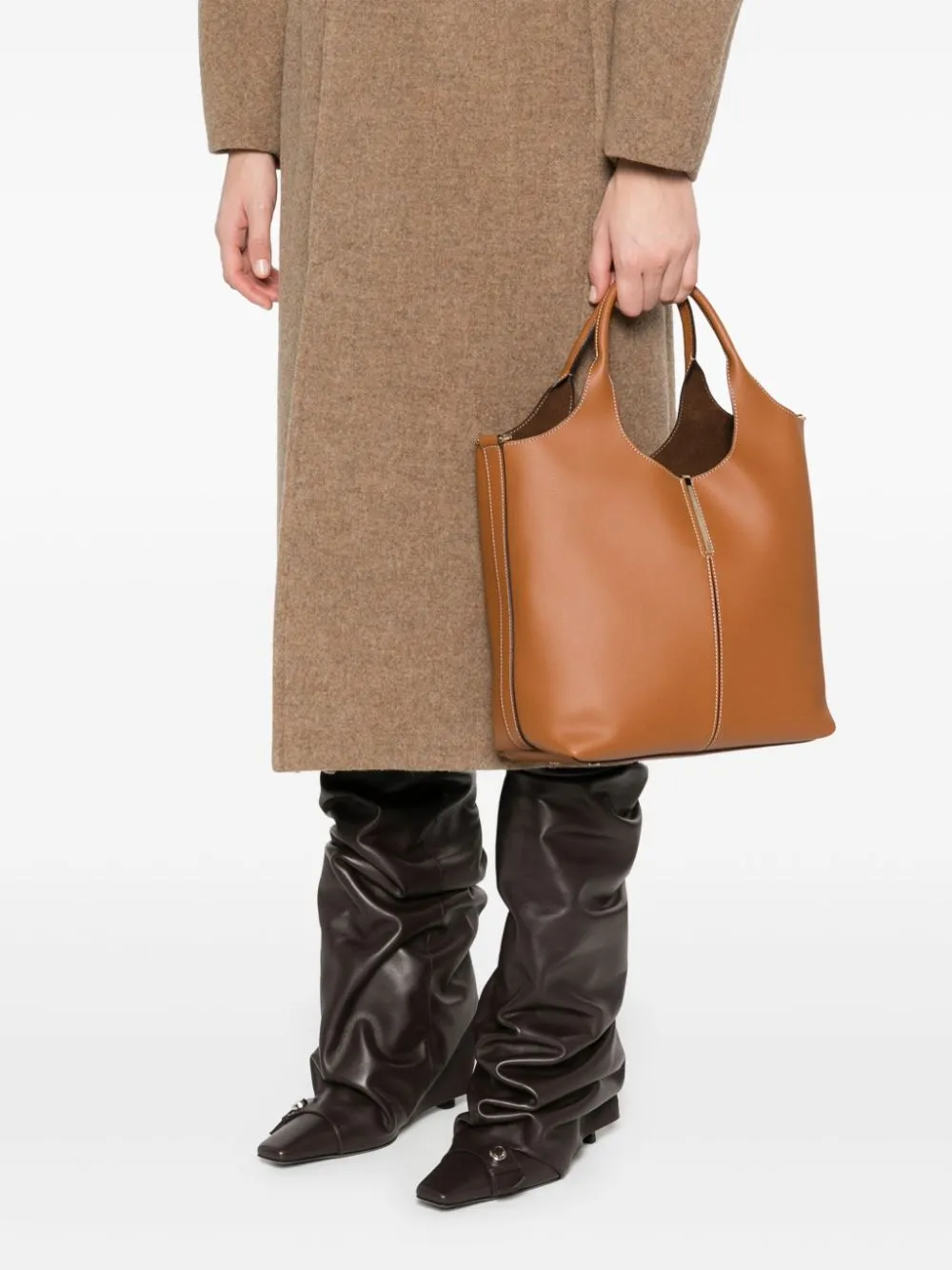 Leather Small Tote Bag sold by Wanan Luxury product image thumbnail 2
