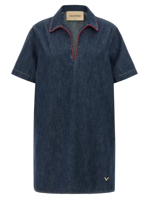 Vlogo Dresses Blue made by Valentino Garavani