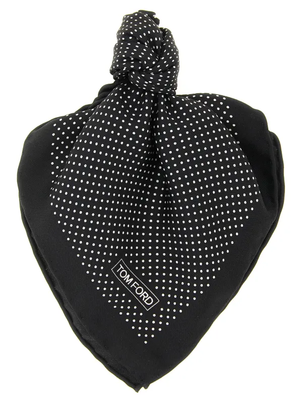 Silk Pocket Clutch Bag Ties And Papillon Black made by Tom Ford