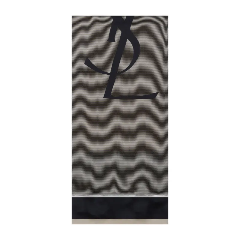 Scarf Blue made by Yves Saint Laurent