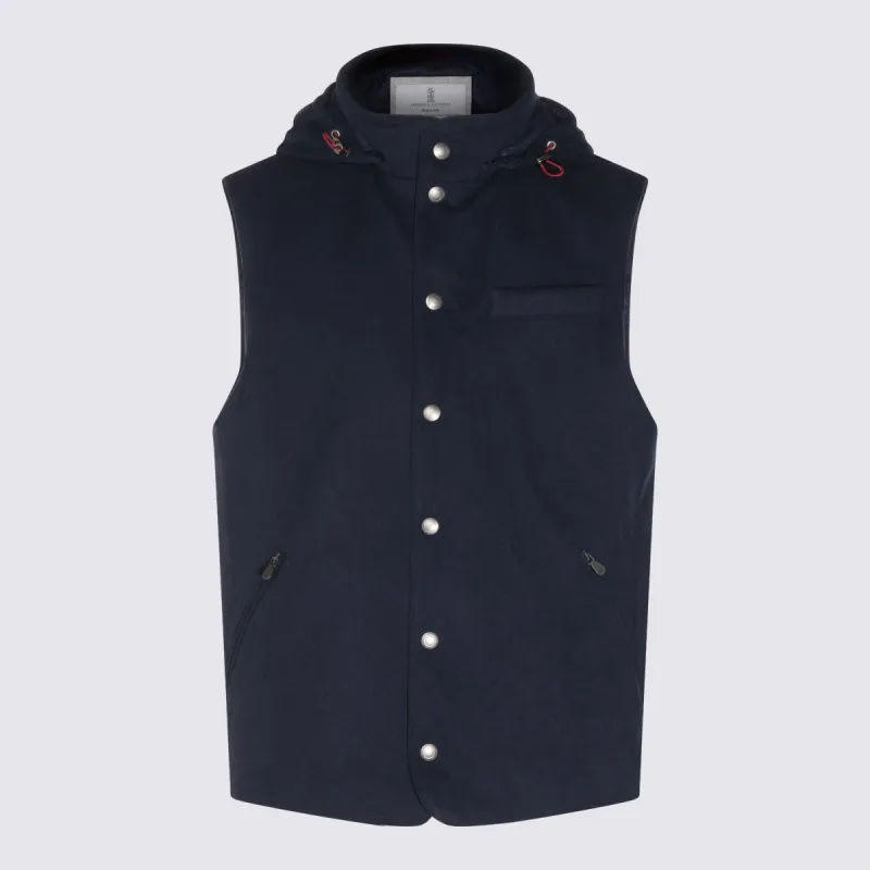 Coats Navy made by Brunello Cucinelli