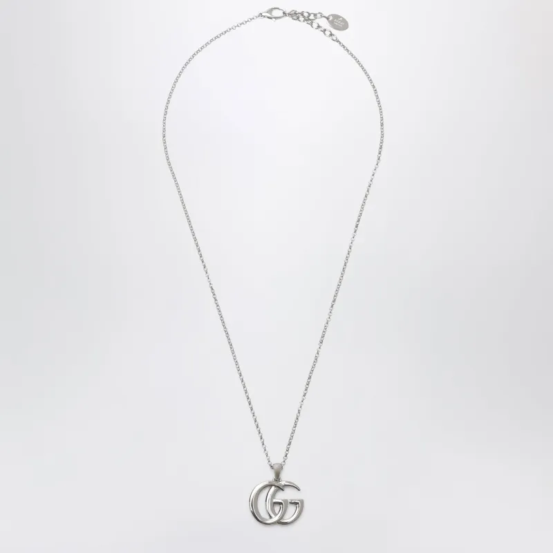 Gg Marmont Necklace With Silver-Tone Double G Pendant made by Gucci