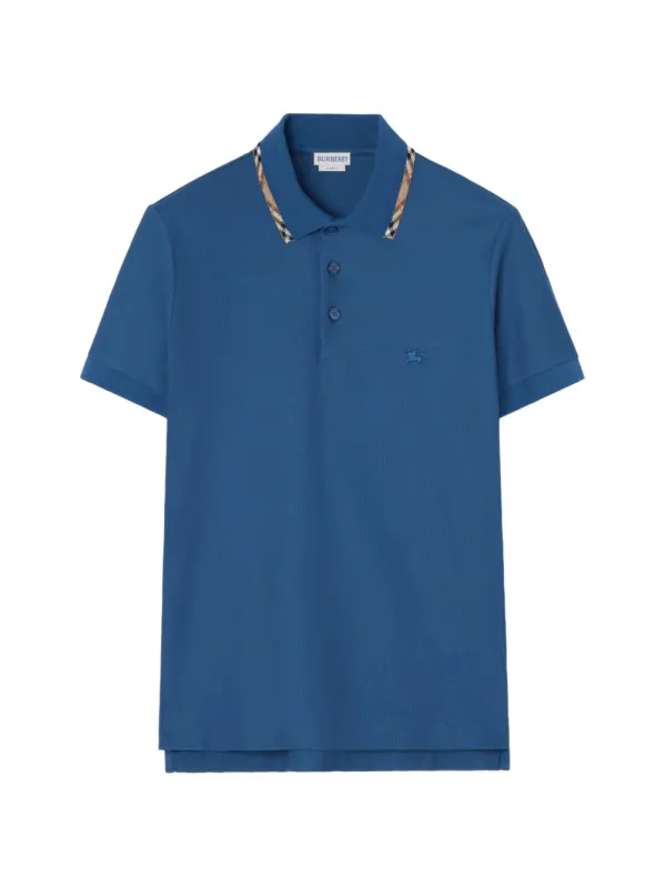 Logo Cotton Polo Shirt made by Burberry