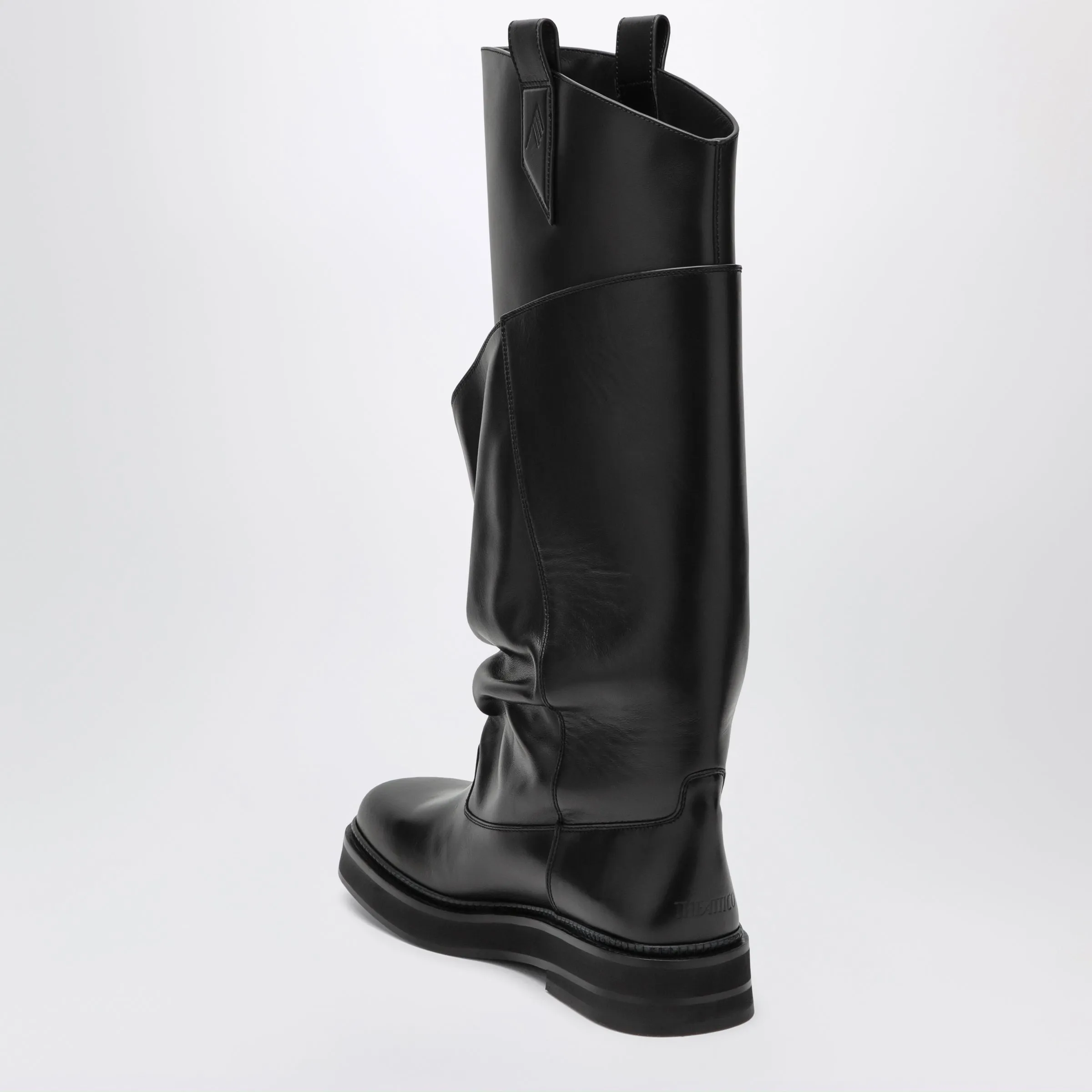 Robin Passeggiata Combat Boots In Black Calf Leather sold by Wanan Luxury product image thumbnail 2