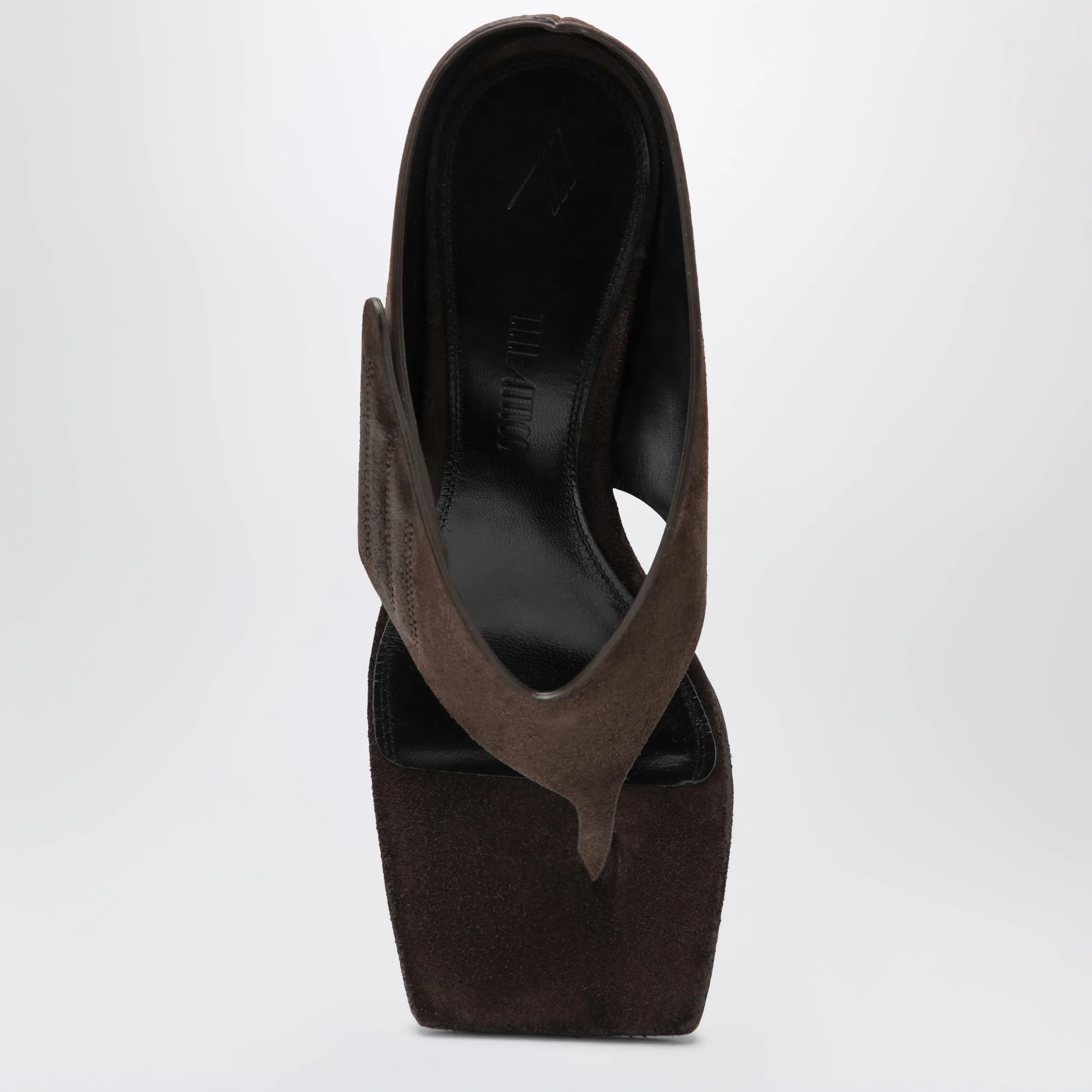 Cheope Suede Thong Sandals In Dark Brown sold by Wanan Luxury product image thumbnail 3