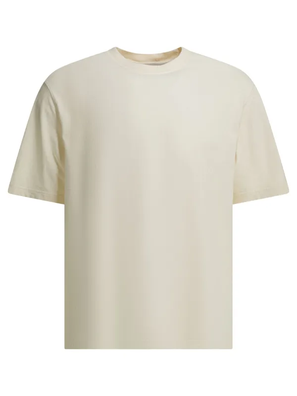 Jersey T-Shirt With Reverse Logo T-Shirts White made by Golden Goose