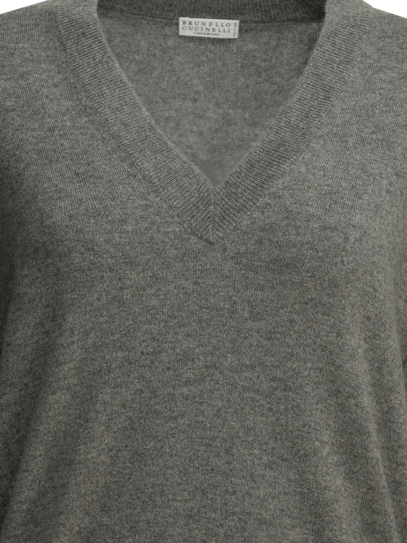 Cashmere V-Neck Sweater Knitwear Grey sold by Wanan Luxury product image thumbnail 3