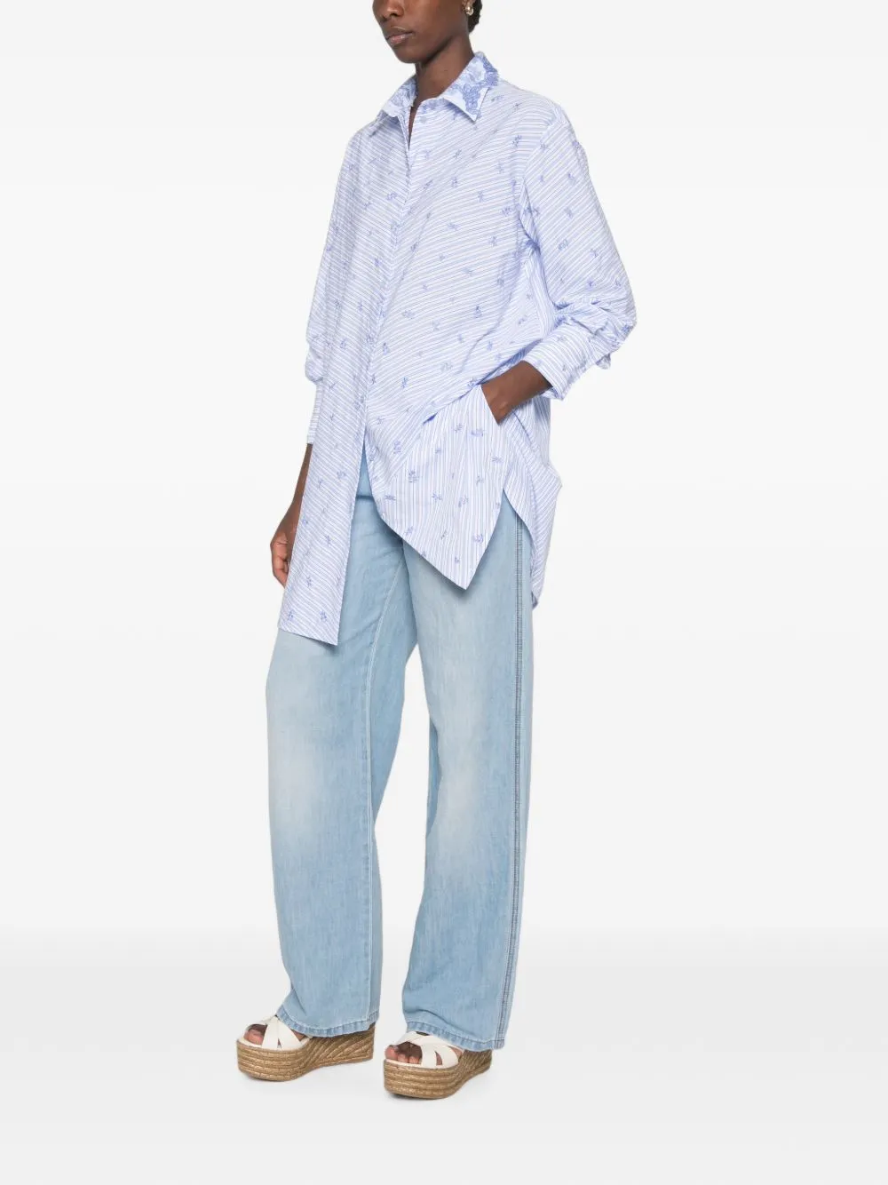 Cotton Oversized Shirt sold by Wanan Luxury product image thumbnail 2