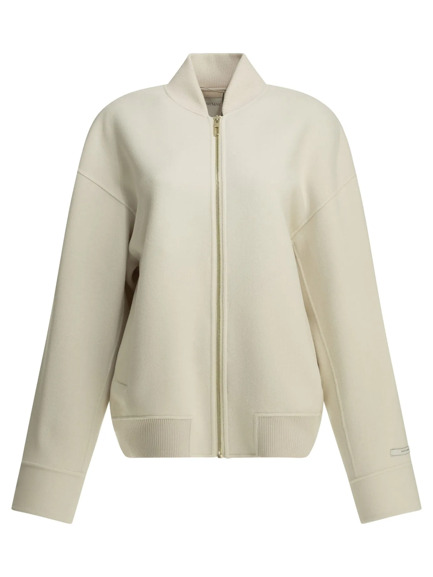 Virgin Wool Bomber Jacket Jackets And Coats White sold by Wanan Luxury