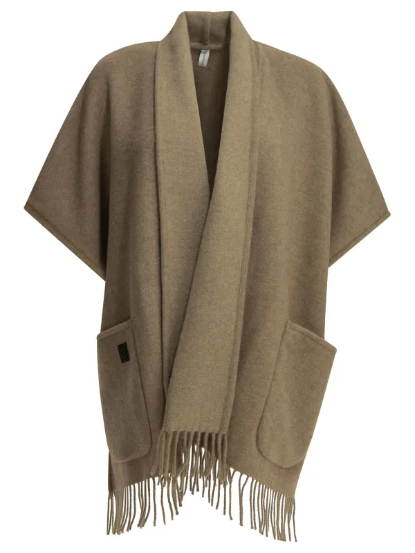 Easy Jackets And Coats Brown made by Salvatore Ferragamo