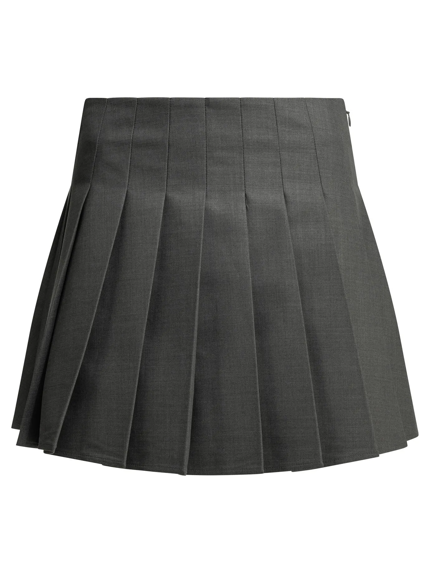 Pleated Miniskirt Skirts Grey sold by Wanan Luxury