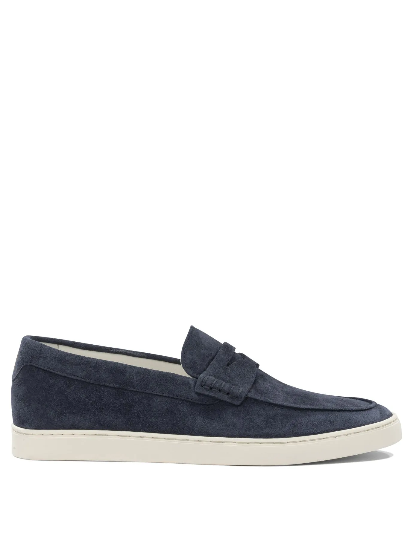 Suede Loafers Loafers & Slippers Blue sold by Wanan Luxury