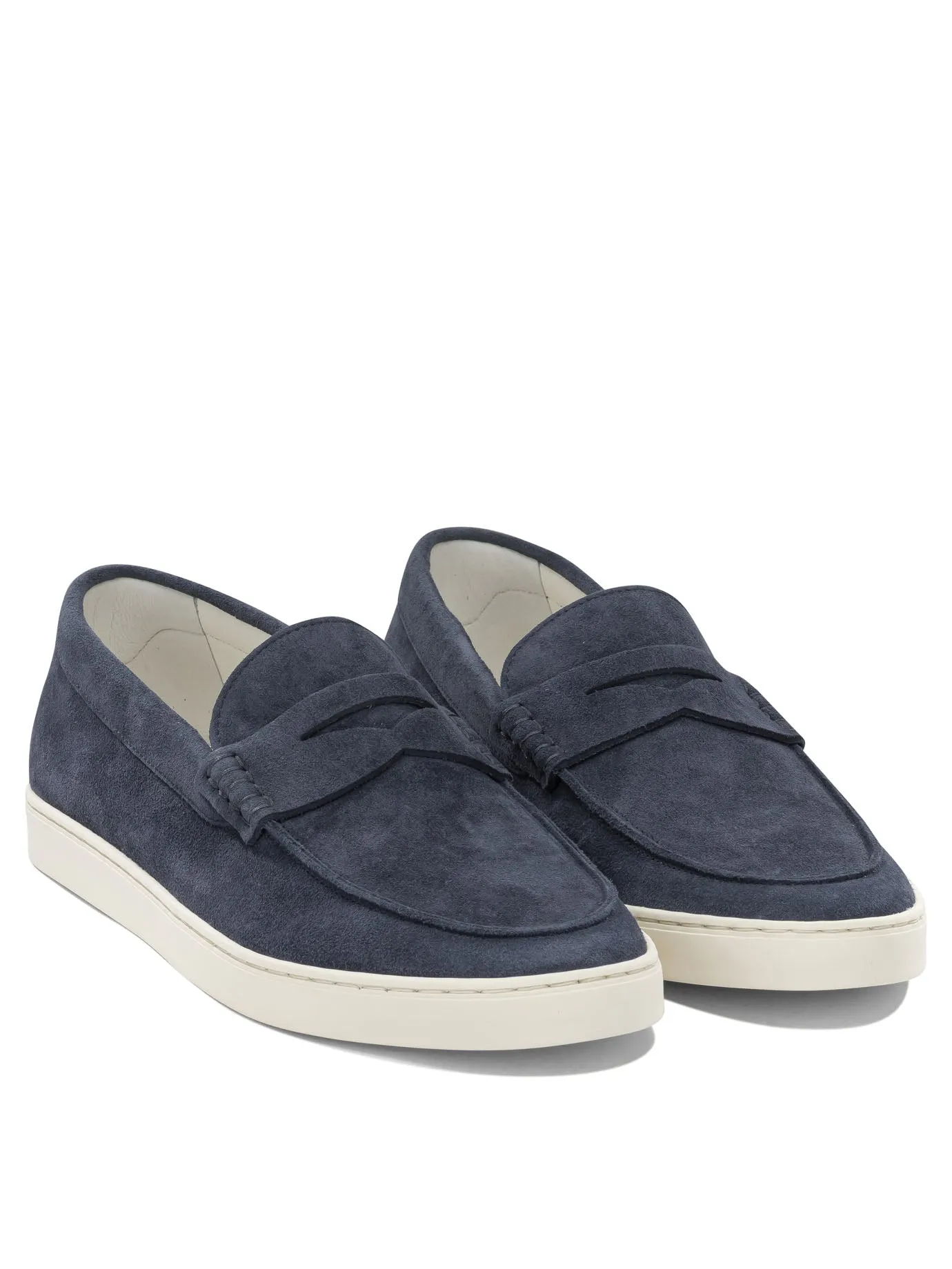 Suede Loafers Loafers & Slippers Blue sold by Wanan Luxury product image thumbnail 2