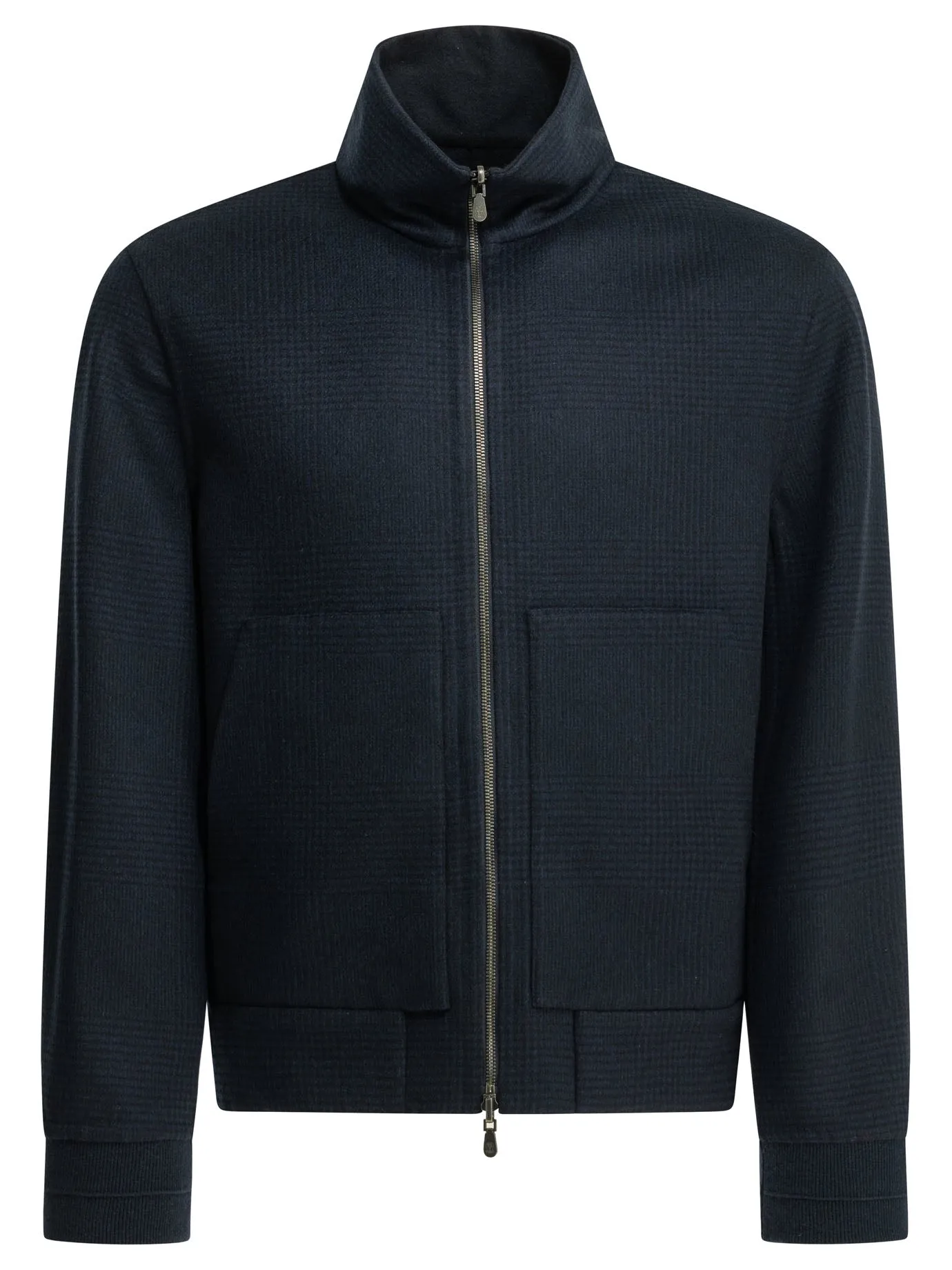 Cashmere Bomber Jacket Jackets And Coats Blue sold by Wanan Luxury