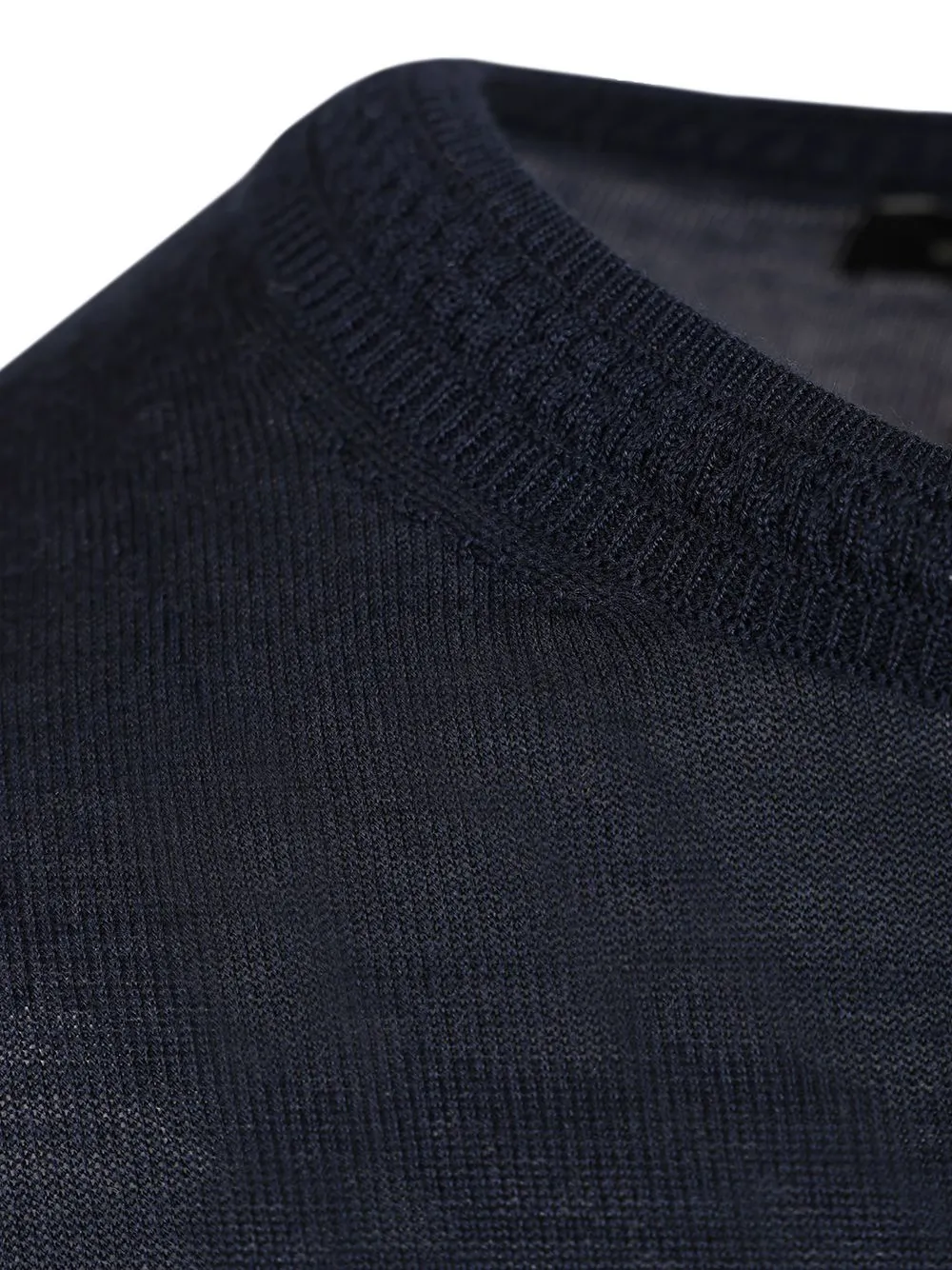Wool And Silk Sweater Knitwear Blue sold by Wanan Luxury product image thumbnail 4