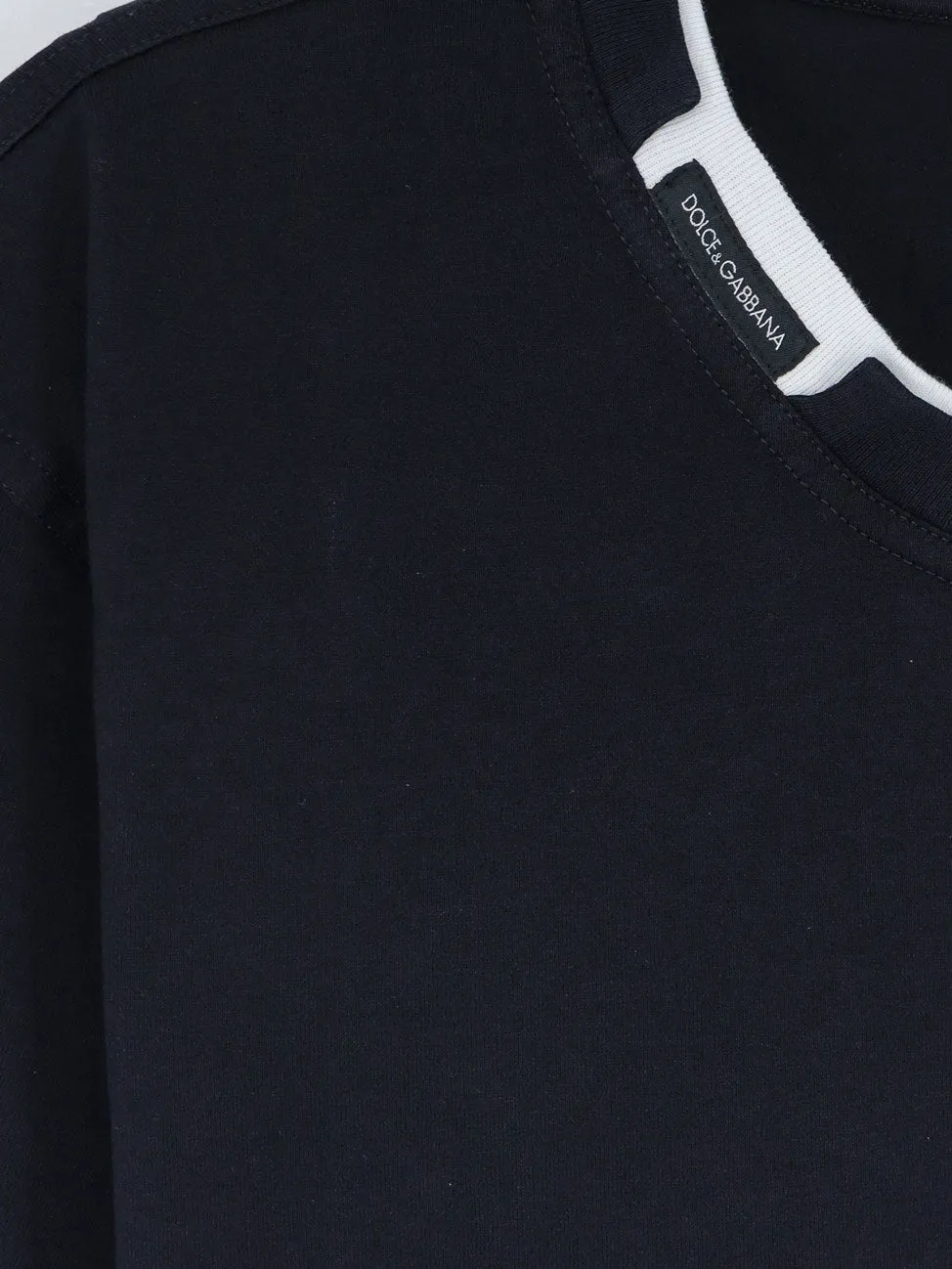Cotton T-Shirt With Contrasting Profile sold by Wanan Luxury product image thumbnail 3